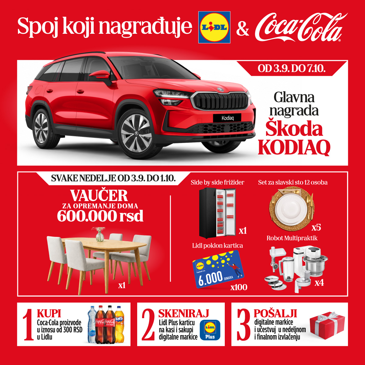 Lidl i Coca-Cola nagradna igra 2026