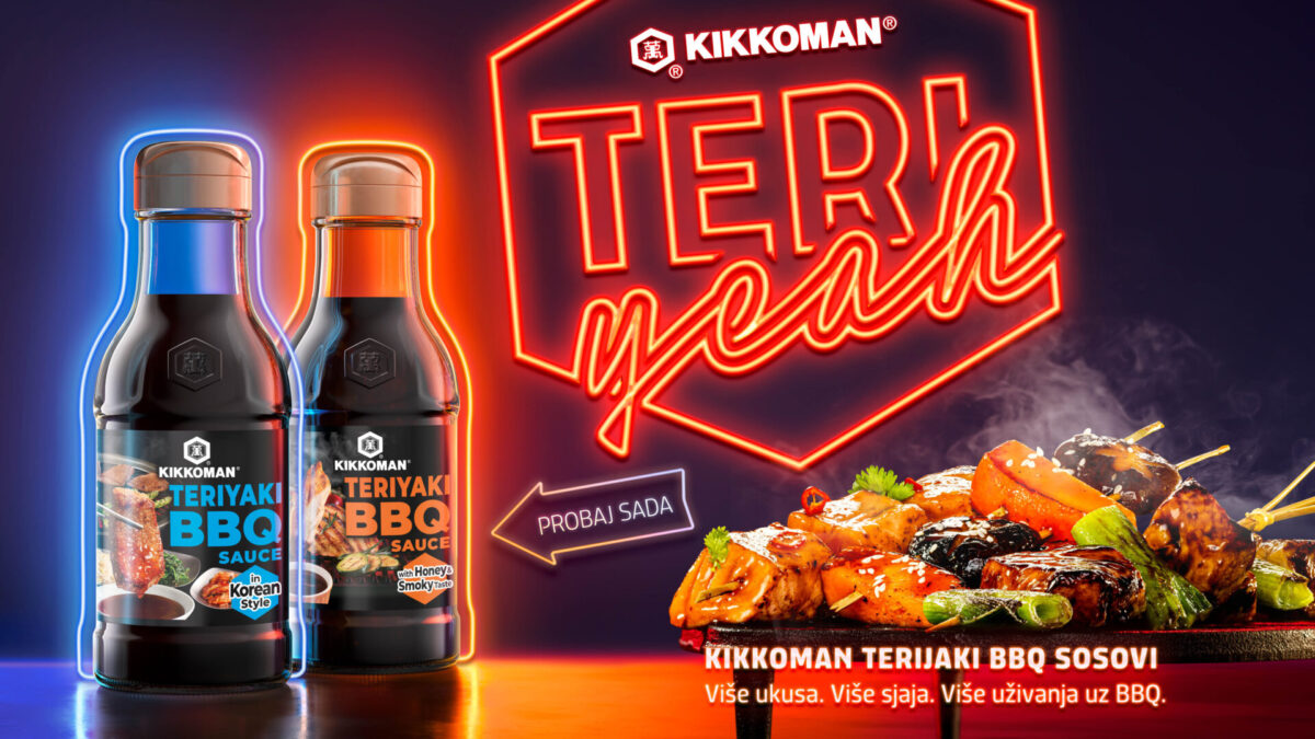 Kikkoman Teriyaki BBQ sosovi u korejskom stilu i sa medom i dimljenom aromom, uz grilovane specijalitete.