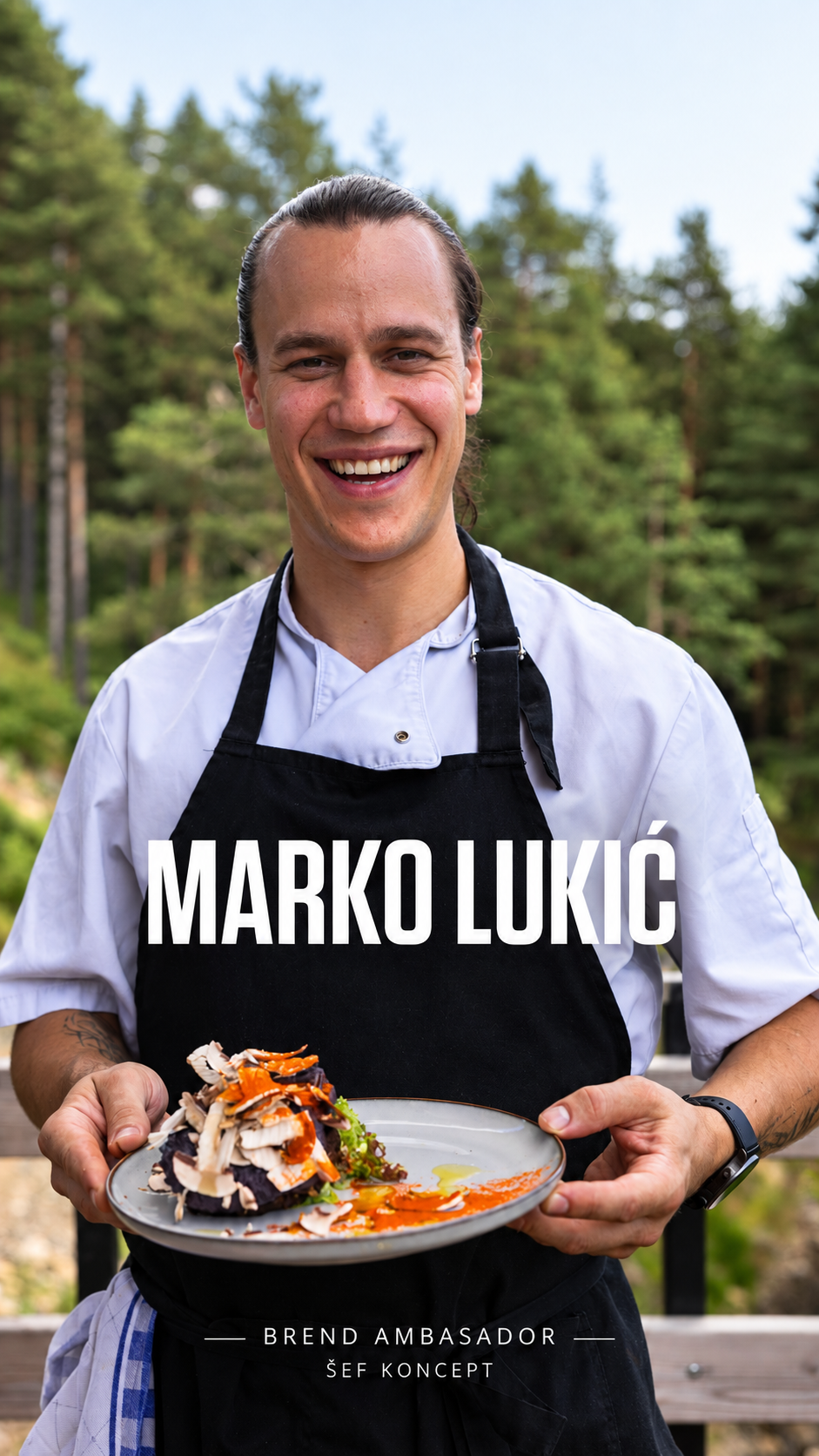 Chef Marko Lukić, brend ambasador i zaštitno lice novog projekta ŠEF koncepta