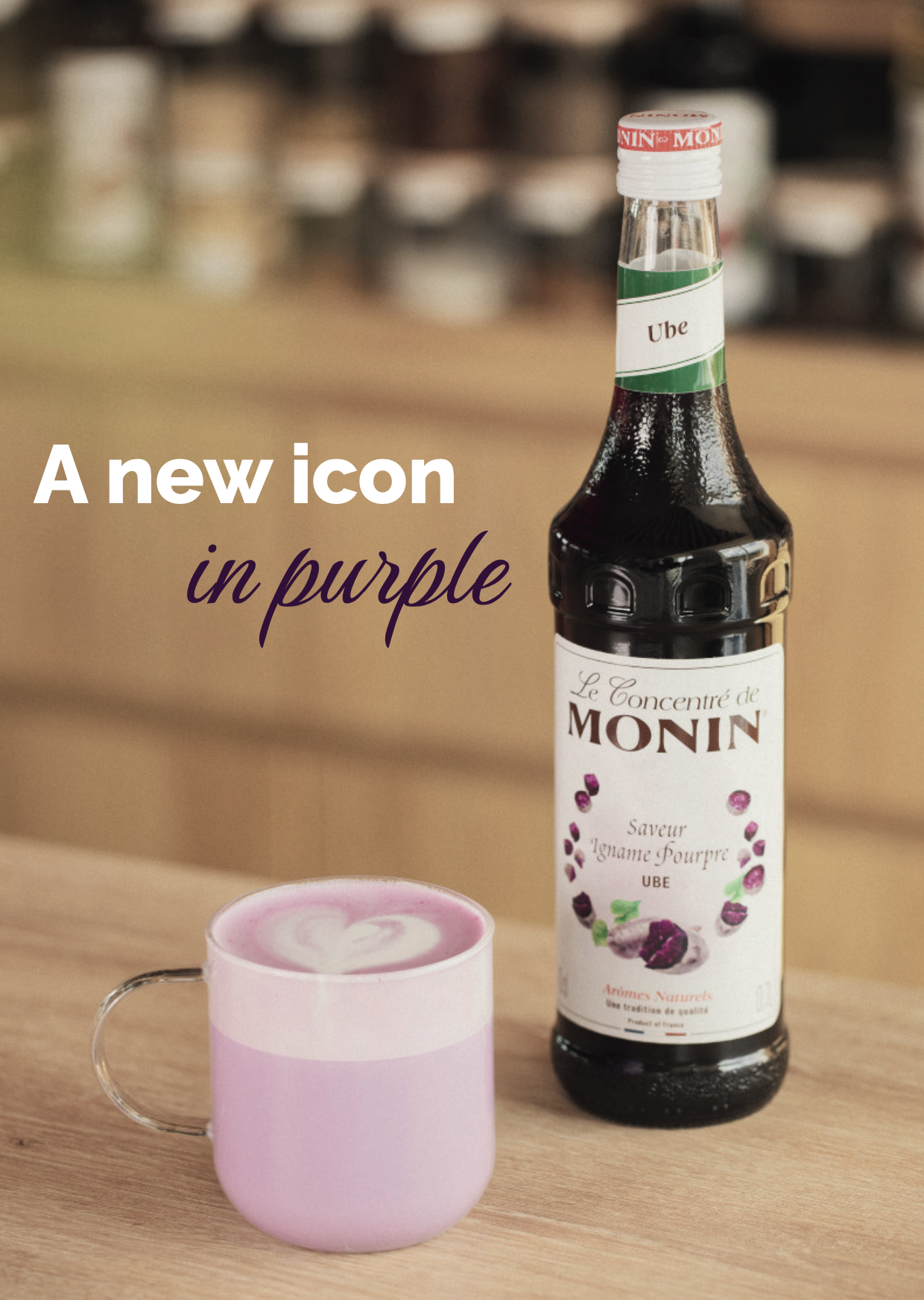 UBE, LJUBIČASTI POTPIS BRENDA MONIN 1 MONIN UBE koncentrat